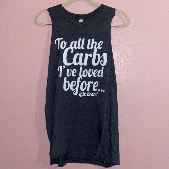 To all the carbs I’ve loved before…. Graphic tee size large - Picture 3 of 8